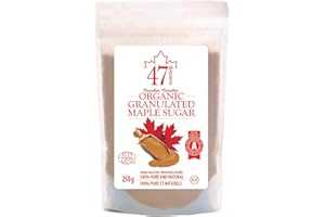 47 North Sucre d'érable granulé biologique canadien (250)