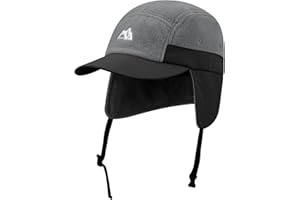 CLAPE Cappello Invernale Uomo con Paraorecchie Cappello da Baseball in Lana Warm Wool Baseball cap Autunno Inverno