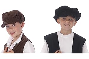 CHARLIE CROW Victorian Boys Flat Cap Brown (gorro/sombrero)