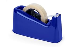 Pavo - Premium Tape Dispenser 66 m x 25 mm - Blue (Without Tape Included)
