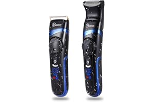 Hatteker Tondeuse Cheveux et Corps pour Hommes Tondeuse Barbe Rasoir Hommes Kit de Tondeuse Imperméable Charge USB