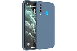 Topme Funda para Huawei P30 Lite (6.15" Inches) Carcasa Caja Case Estuche, Funda Protectora de Piel de Silicona TPU - Lavanda Gris