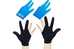 Heyshapeing 2 Pairs Adult Thumb Sucking Guard Gloves Finger Gloves for Finger Sucking Stop Nail Biting Prevention Skin Picking Thumb Sucking and Hair Pulling (3 Finger, Blue)