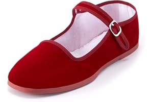 amtax Donna Classic China Flats, Casual Cina Bambola Scarpe, Cotone Mary Janes, Cinese Tai Chi Scarpe