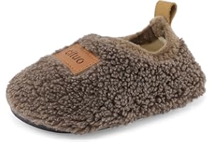 MK MATT KEELY Pantofole da Casa Bambini 1-7 Anni Ragazze Ragazzi Antiscivolo Leggero Comode Calzini Scarpe in Sherpa Vello
