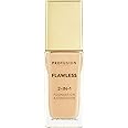 Profusion Cosmetics 2-In-1 Foundation and Concealer for Light Skin Tone, Flawless Full Coverage and Matte Finish with Convenient Solution for Achieving Polished Look - Fair Beige