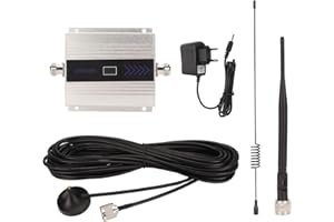 TOUISEDGI Signal De Téléphone Portable, Répéteur GSM 4G 3G 2G Signal Cellulaire GSM DCS LTE B3 Amplificateur De Répéteur De Réseau Mobile 100-240 V(Norme européenne)