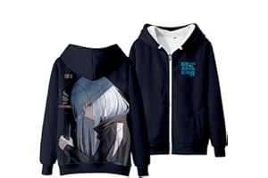 ACSEFIRE Unisex Anime Reißverschluss-Sweatshirt That Time I Got Reincarnated as a Slime Langarm Cosplay Kapuzenpullover Tempest Rimuru Strickjacke