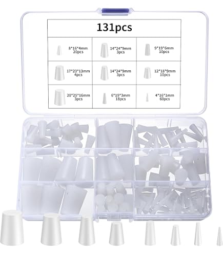 Bouchons Coniques En Silicone 32-42mm Avec Poignée - Lot De 2, Solides Et Étanchés Pour Baignoire, Labo Et Tuyaux