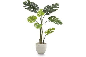 Maia Shop | Monstera Artificiale | Piante finte | Misure: 120 x 80 cm | Piante Finte da Interno | Piante Artificiali | Piante Finte Decorative | Decorazioni casa