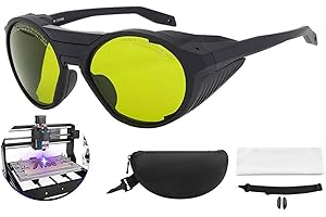 maoxiaoge Gafas De Seguridad Láser, Gafas De Radiación Antiluz 980nm Gafas De Máquina De Corte 1064nm Gafas De Seguridad Láser De Filtrado De Sombreado Láser Para Técnicos Láser