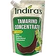 Indira's Tamarind Concentrate 400 Gram, 2X Stronger Than Tamarind Paste, Imli Pulp Puree, Puli, Chintapandu Liquid Juice. Add Rich Tangy Flavour Of Ripe Tamarind With Ease