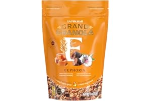 FOURMI BIONIQUE La Fourmi - Grand Granola Euphoria - Granola chocolat au lait et éclats de caramel, flocons d'avoine - 85% d’ingrédients bio - Granola bio - Naturel