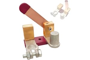 Top Post Knife Blade Master Switch, Ampper 12V / 24V Battery Disconnect Switch Isolator Power Cut Off for Marine Car Boat RV ATV (Positive, Horizontal & Vertical)