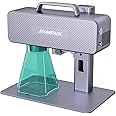 ATOMSTACK M4 Laser Engraving Machine, 4K Precision Marking, 2-in-1 Hand and Desktop 1064nm Infrared Laser Marking Machine, 12000mm/s Fibre Laser Marking Machine for Stainless Steel, Jewellery, Metal