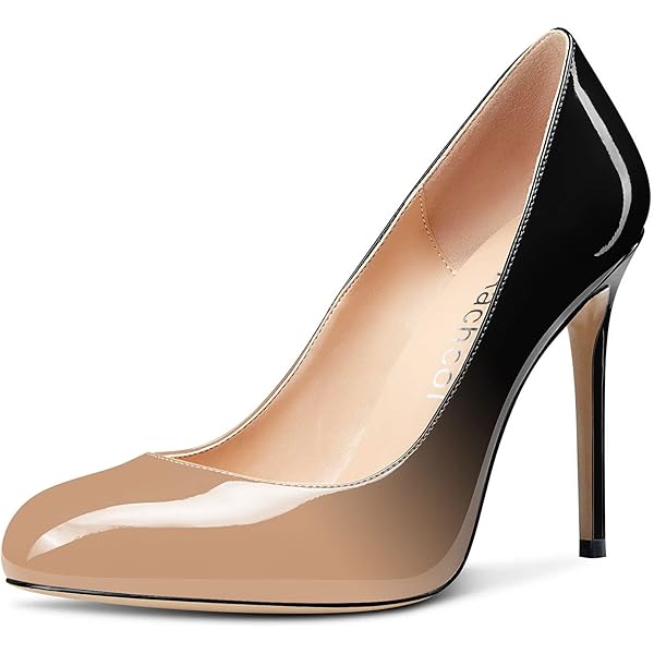 Castamere Femmes Bloc Chunky Haut High Talon Heel Fermé Rond Bout Mi