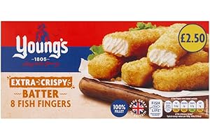 MY AFRICA STORE Young's Extra Crispy Batter 8 Fish Fingers 240g 240g × Pack of 3