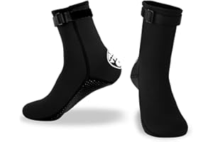 OURSUNSHINE Neoprene Socks, 3mm Water Sports Socks for Women Men, Anti-Slip Water Shoes Wetsuit Socks Thermal Socks for Diving Snorkeling Swimming Surfing Sailing