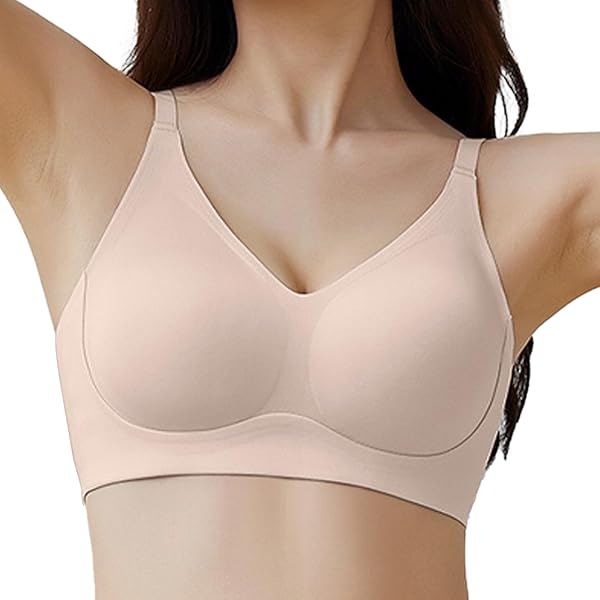 Yuson Girl Push-Up BH Ohne Bügel - Nahtloser Comfort BH Mit Weicher Stütze