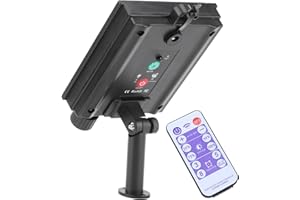 FYEARFLY Contrôleur de Guirlande Lumineuse Solaire, Lampe À Batterie Solaire, Boîtier de Télécommande Automatique, Panneau D’Entraînement de Luminance Réglable Étanche, pour Led Extérieures (Sortie 24V)