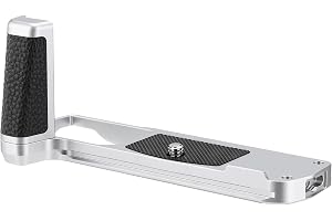 Haoge Kamerahandgrepp för OM SYSTEM OM-3, L-konsolhållare passar Arca Swiss Kirk RRS Benro snabbkopplingsplatta, HG-OM3-S