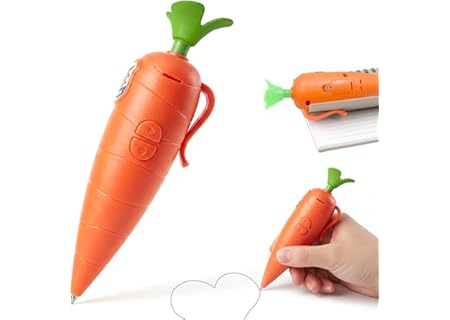 Morotsinspelare Penna, 2-i-1 Morotspenna med 60 Sekunders Röstinspelare, Skrift och Röstinspelning, - Amazon Deal & Rabatt