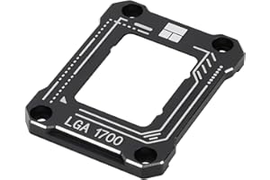 Thermalright Cadre de Contact CPU pour kit de Mise à Niveau LGA 1700, Support 17XX-BCF Intel 12e/13e/14egénération Boucle Anti-Flexion Noir, pour Ordinateur