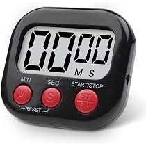 Timer Da Cucina Meccanico 60 Minuti - Magnetico, Vintage, Per Cottura, Studio E Allenamento