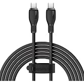 Type-C to Type-C Cable 100W 1.2 Meters Black with Baseus Pudding Fast Charging Feature