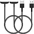 YANZHI 𝐔𝐩𝐠𝐫𝐚𝐝𝐞𝐝 Charger for Fitbit Inspire 3, [2-Pack, 3.3 ft] Replacement Charging Cable (Strong Magnet)