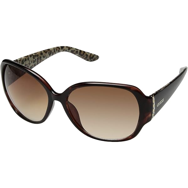 GUESS Damen-Sonnenbrille GF0300 – Kunststoffrahmen, Verlaufsgläser, 100% UV-Schutz