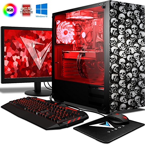 VIBOX Pyro RMR760-60 Gaming PC Ordenador de sobremesa con Cup n de Juego Win 10 22 HD Monitor 4 3GHz AMD Ryzen 8-Core Procesador Radeon RX 560 Tarjeta Grafica 16GB DDR4 RAM 480GB SSD 2TB HDD VIBOX Pyro RMR760-60 Gaming PC Ordenador de sobremesa con Cup n de Juego Win 10 22 HD Monitor 4 3GHz AMD Ryzen 8-Core Procesador Radeon RX 560 Tarjeta Grafica 16GB DDR4 RAM 480GB SSD 2TB HDD