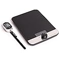 KitchenAid 2pc Digital Kitchen Tool Set, Digital Glass Top Kitchen Weighing Scales & Pivoting Instant Read Digital Thermometer