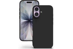 YATWIN Silicone Case for iPhone 17, Soft-Touch, Shockproof, DustProof, Antiskid Phone Cover for Apple iPhone 17 - Black