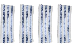 YUETTYY Serpillère en microfibre, lot de 4 serpillères en microfibre pour kit Polti Vaporetto, brosse Vaporflexi, Eco Pro 3.0, outils de nettoyage