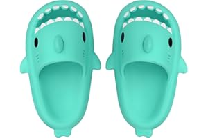 LANIVIC Chanclas de Playa para Niña Niño Tiburón Zapatillas de Ducha Antideslizante Tigre Zapatos de Piscina Sandalias Ligero Verano Shark Slippers