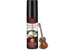 ALLISWAY Gitarrenpflege, 3 In 1 Gitarrenpflege Set, Gitarrenzubehör, Reinigung, Politur und Schutz, Geeignet für Gitarren, Bässe und andere Musikinstrumente, Paneele, Saiten usw, 100ml