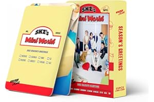 SAMSHINE Kpop Stray Kids Photocards 55pcs Stray Kids Lomo Tarjetas Stray Kids 2023 Season's Greetings Album Tarjetas Stray Kids Merch Fotokarten Set für Fans Girls (SKlomo-23)