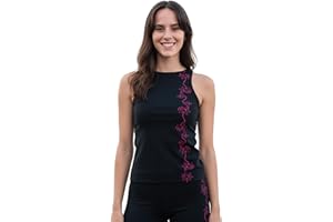 PRS Yoga Pilates Donna Abbigliamento, Top Canotta Leggings Tuta Jumpsuit Tessuto Traspirante Senza Cuciture