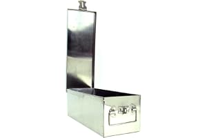 Stalwart 75-005 metall förvaringslås box, 30 cm | Hållbar förvaringsbyrå i metall med stapelbar design för att säkra värdesak