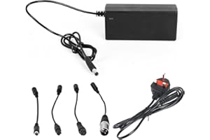 EUNEWR Electric Scooter Charger, 42V 2A AC Power Adapter Battery Charger, Bicycle Scooter Ebike Battery Charger for Xiaomi 42V Li-ion Battery 36V 10S