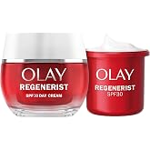 Olay Regenerist Day Face Cream SPF30 50 ml and Refill/Refill 50 ml. Anti-Wrinkle and Firming Moisturizer