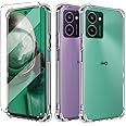 2-in-1 Case Compatible with HMD Pulse Pro / HMD Pulse Plus / HMD Pulse Cover with 1 Pack Tempered Glass Screen Protector for HMD Pulse Slim Fit Soft TPU Shockproof Anti-Scratch Phone Case Cover,Clear