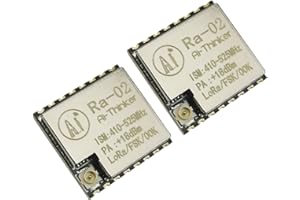 ‎TECNOIOT TECNOIOT 2pcs Ra-02 SX1278 433MHz Wireless Serial Port Interface Lora Spread Ra02