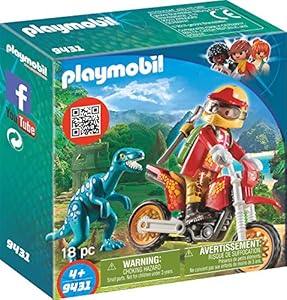 Playmobil - Moto con Velociraptor