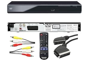 Panasonic DVD-S500 Multiregion DVD Player with Scart Cable