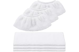 ‎KEEPOW KEEPOW Mikrofasertuch Set kompatibel für Kärcher EasyFix SC 2, SC 3, SC 4, SC 5 Dampfreiniger (3x Bodendüse + 3x Handdüsen),für kärcher bezug dampfreiniger