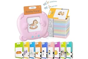 Topfree 510 Sight Words Talking Flash Cards for Toddlers 2-6 Years, Autism Speech Therapy Toys for Children, Pocket Vocabulary Games for Kids Educational, Learning Montessori Toys for Boys Girls