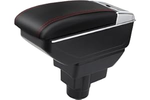 ‎YJYWZH Car Armrests for Corsa D 2006-2014 Double Layer Centre Console Large Storage Box