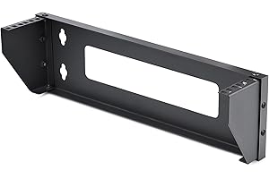 StarTech.com 2U Vertical Wall-Mount Bracket For 19Inch Rack Mountable Equipment, 121lb/55kg Capacity, For Patch Panels/Servers
